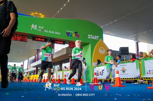 Race photo from BAF LIONS RUN 2024