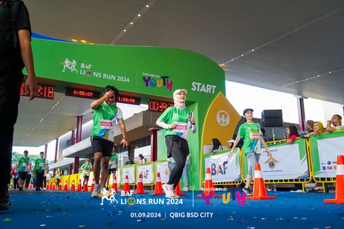 Race photo from BAF LIONS RUN 2024