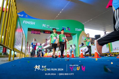 Race photo from BAF LIONS RUN 2024