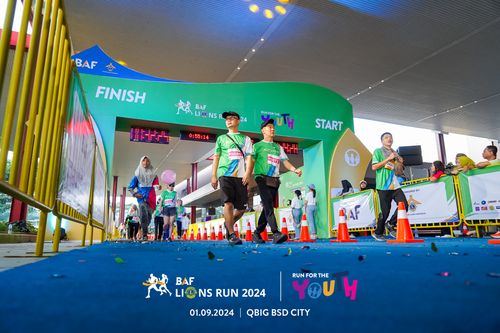 Race photo from BAF LIONS RUN 2024