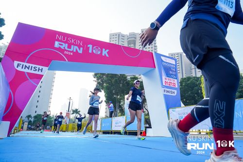 Race photo from Nu Skin Run 10K
