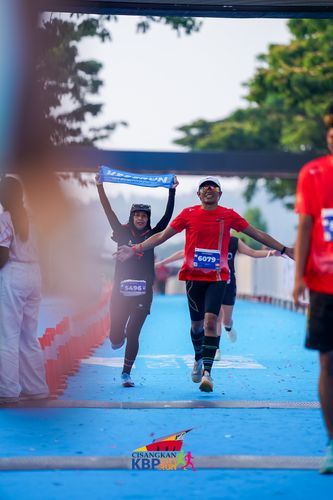 Race photo from CISANGKAN KBP CITY RUN 2025