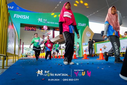 Race photo from BAF LIONS RUN 2024
