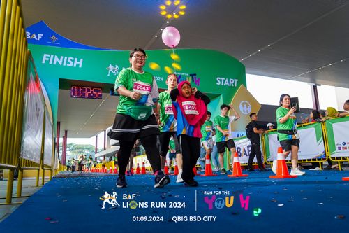 Race photo from BAF LIONS RUN 2024