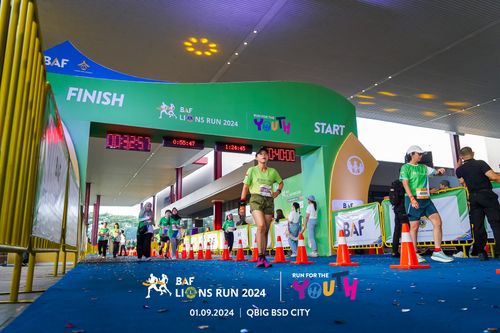 Race photo from BAF LIONS RUN 2024