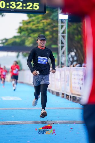 Race photo from CISANGKAN KBP CITY RUN 2025