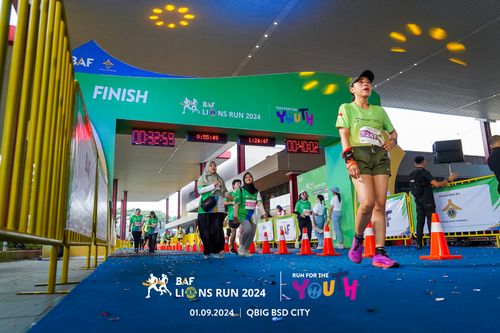 Race photo from BAF LIONS RUN 2024