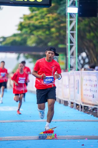 Race photo from CISANGKAN KBP CITY RUN 2025
