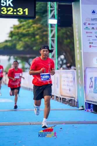 Race photo from CISANGKAN KBP CITY RUN 2025