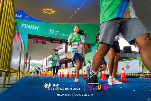 Race photo from BAF LIONS RUN 2024