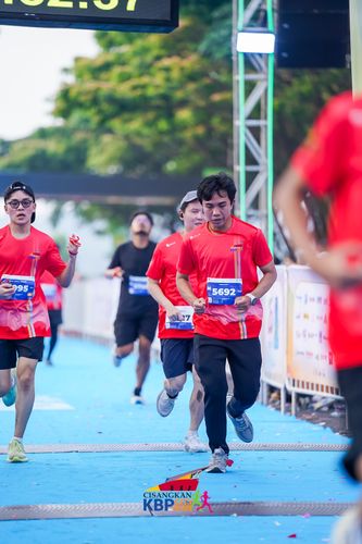 Race photo from CISANGKAN KBP CITY RUN 2025