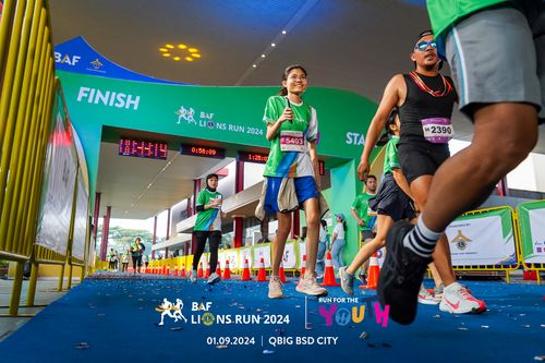 Race photo from BAF LIONS RUN 2024