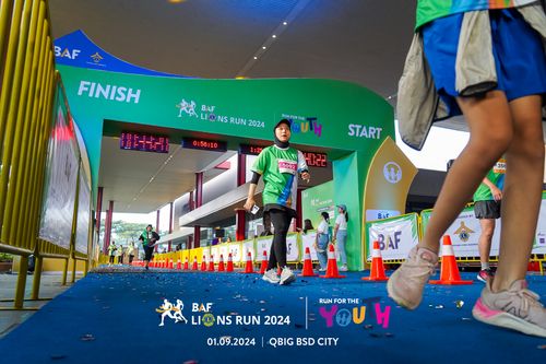 Race photo from BAF LIONS RUN 2024