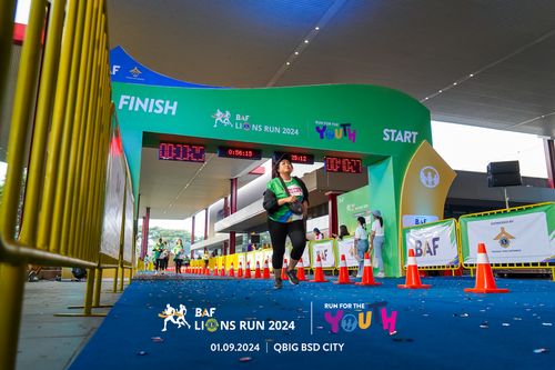 Race photo from BAF LIONS RUN 2024