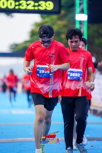Race photo from CISANGKAN KBP CITY RUN 2025