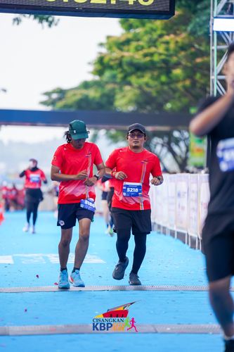 Race photo from CISANGKAN KBP CITY RUN 2025
