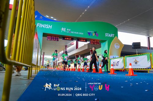 Race photo from BAF LIONS RUN 2024