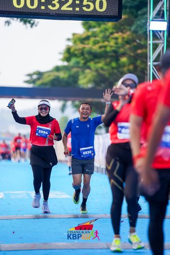 Race photo from CISANGKAN KBP CITY RUN 2025
