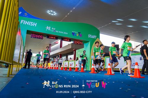 Race photo from BAF LIONS RUN 2024