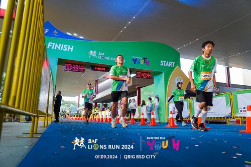 Race photo from BAF LIONS RUN 2024