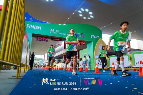 Race photo from BAF LIONS RUN 2024