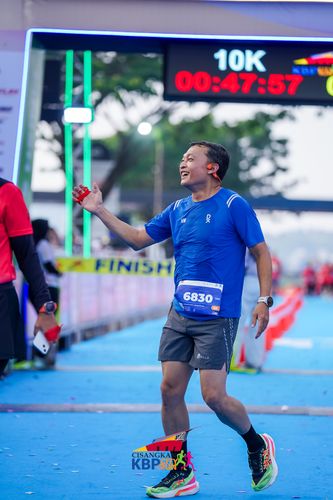 Race photo from CISANGKAN KBP CITY RUN 2025