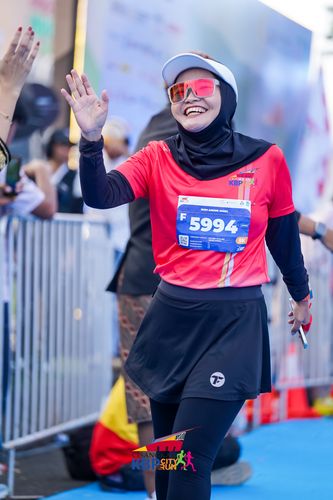 Race photo from CISANGKAN KBP CITY RUN 2025