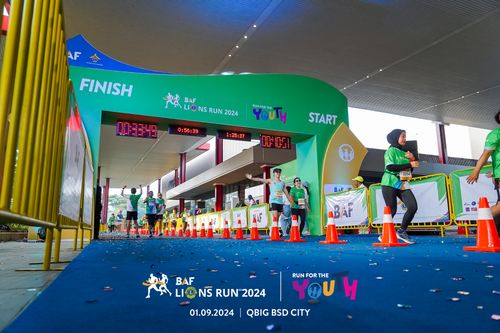 Race photo from BAF LIONS RUN 2024