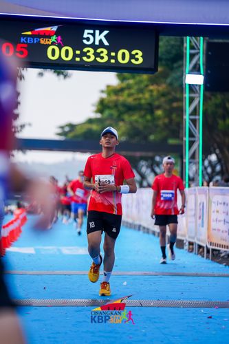 Race photo from CISANGKAN KBP CITY RUN 2025