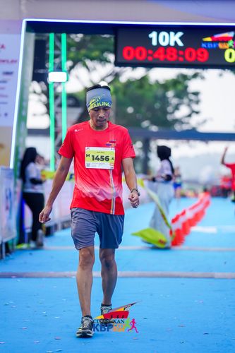 Race photo from CISANGKAN KBP CITY RUN 2025