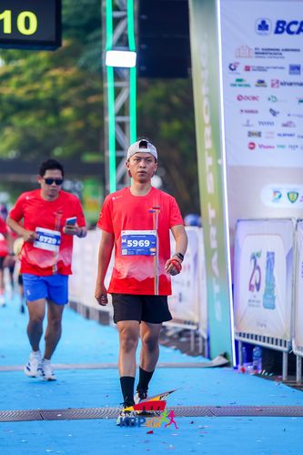 Race photo from CISANGKAN KBP CITY RUN 2025