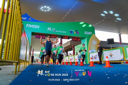 Race photo from BAF LIONS RUN 2024
