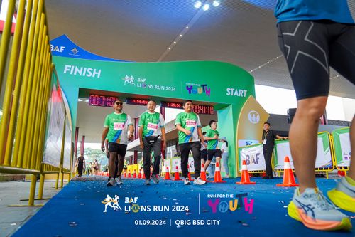 Race photo from BAF LIONS RUN 2024