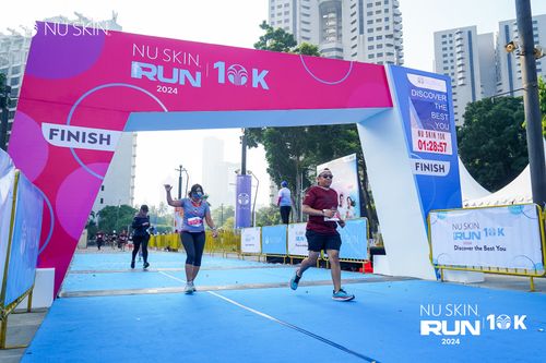 Race photo from Nu Skin Run 10K