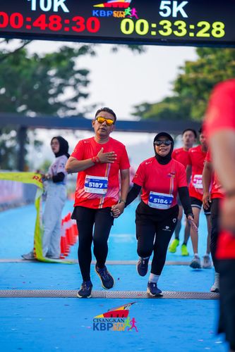 Race photo from CISANGKAN KBP CITY RUN 2025