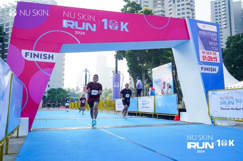 Race photo from Nu Skin Run 10K
