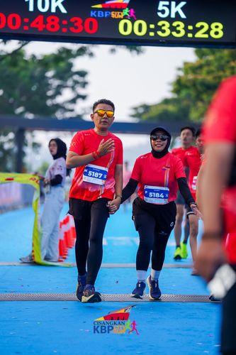 Race photo from CISANGKAN KBP CITY RUN 2025