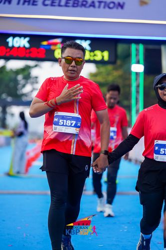 Race photo from CISANGKAN KBP CITY RUN 2025