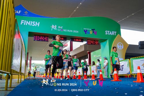 Race photo from BAF LIONS RUN 2024