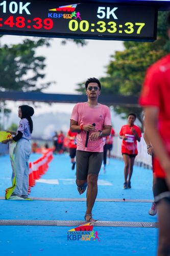 Race photo from CISANGKAN KBP CITY RUN 2025