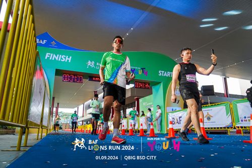 Race photo from BAF LIONS RUN 2024