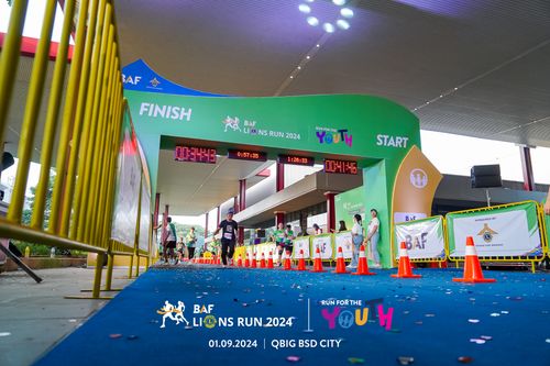 Race photo from BAF LIONS RUN 2024