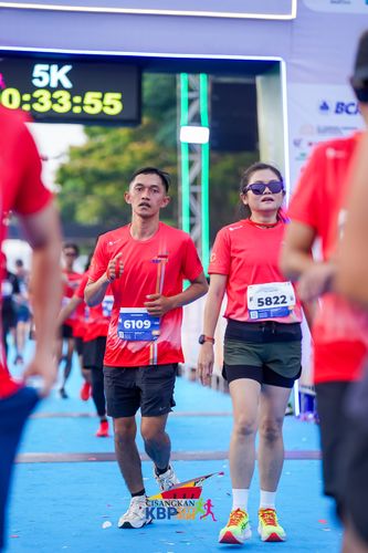Race photo from CISANGKAN KBP CITY RUN 2025