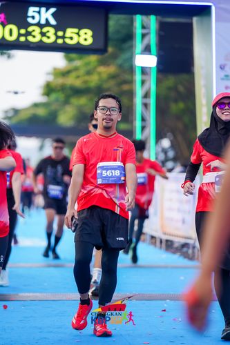 Race photo from CISANGKAN KBP CITY RUN 2025