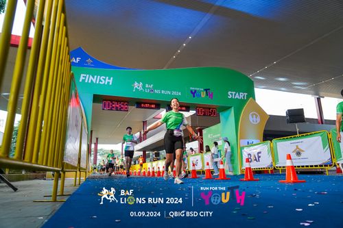 Race photo from BAF LIONS RUN 2024