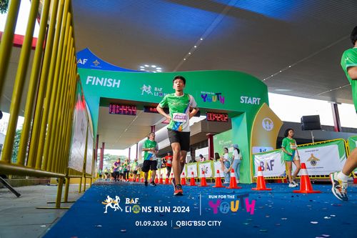 Race photo from BAF LIONS RUN 2024
