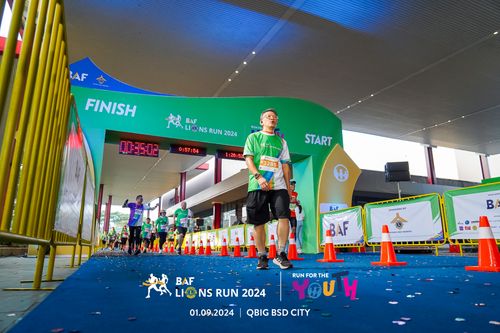 Race photo from BAF LIONS RUN 2024