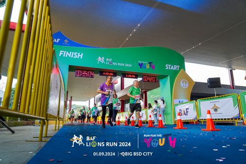 Race photo from BAF LIONS RUN 2024