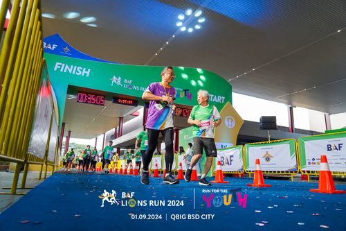 Race photo from BAF LIONS RUN 2024