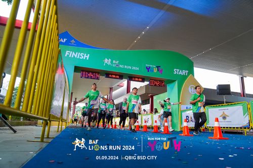Race photo from BAF LIONS RUN 2024